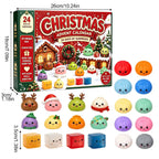 2026 Christmas Advent Calendar with 24 Mini Squishies