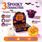 New Halloween Squishy Toy Blind Box Pumpkin Ghost Bat Slow Rising Squeeze Fidget Toy Cute Soft