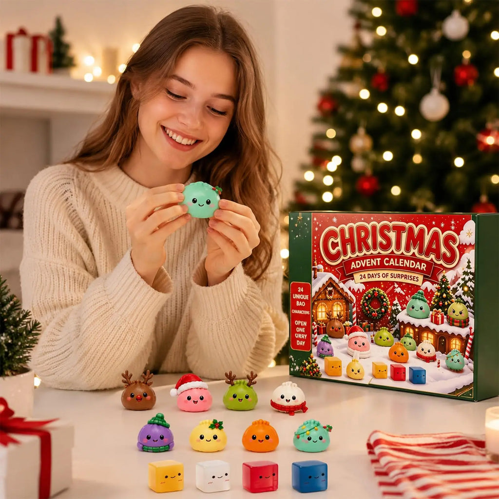 2026 Christmas Advent Calendar with 24 Mini Squishies