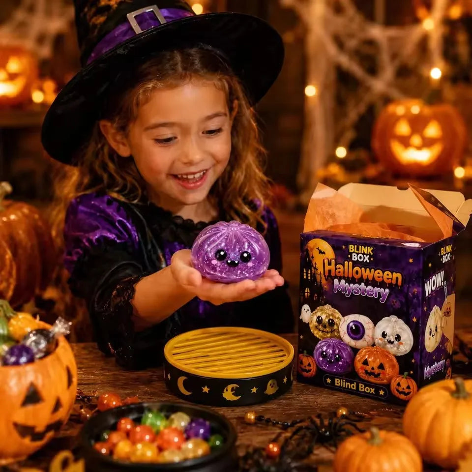 Soft Jelly Halloween Dumpling Squeeze Toy