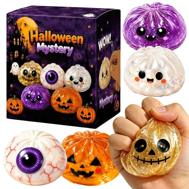 Soft Jelly Halloween Dumpling Squeeze Toy