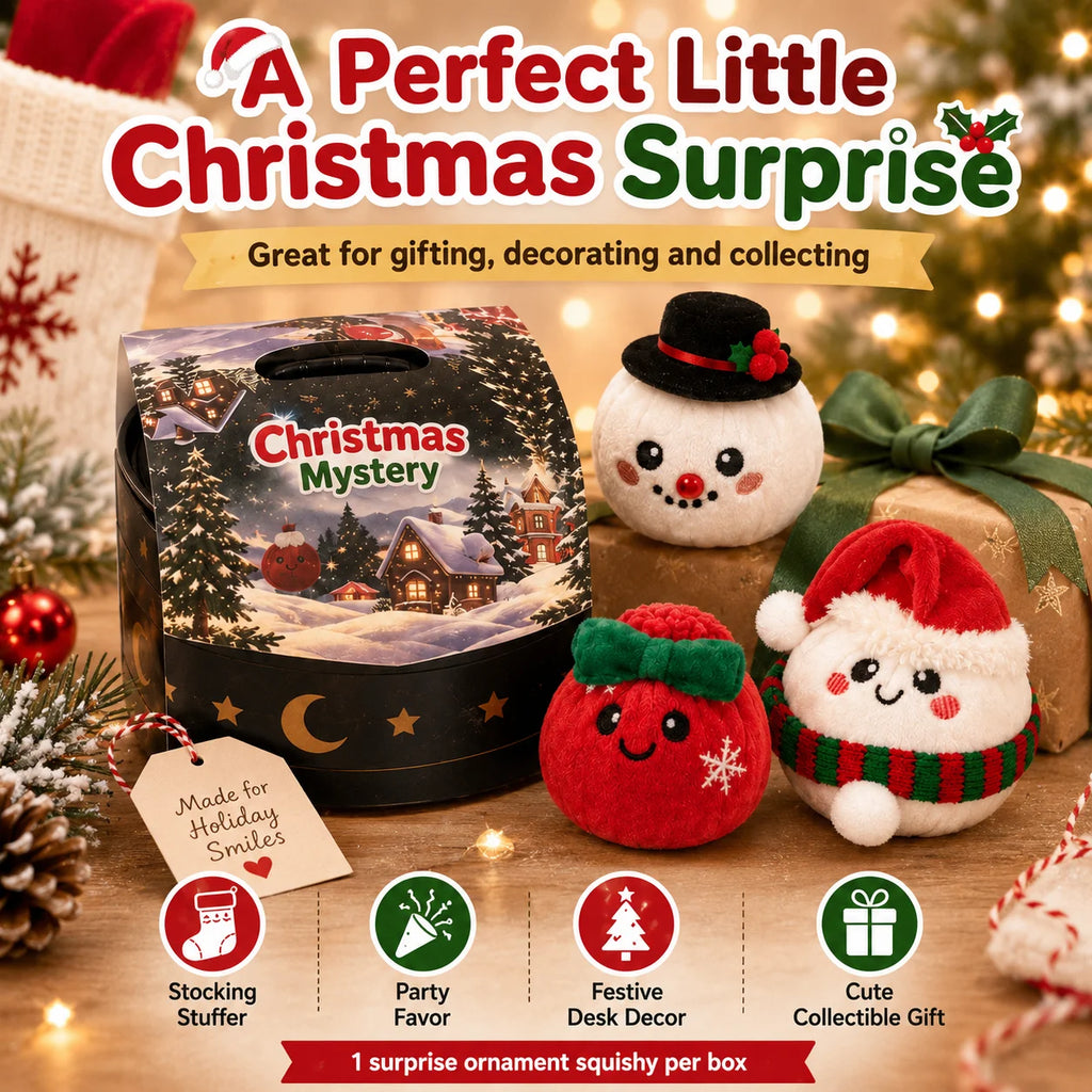 2026 Christmas Bao Bun Squishy - Slow Rising Stress Toy