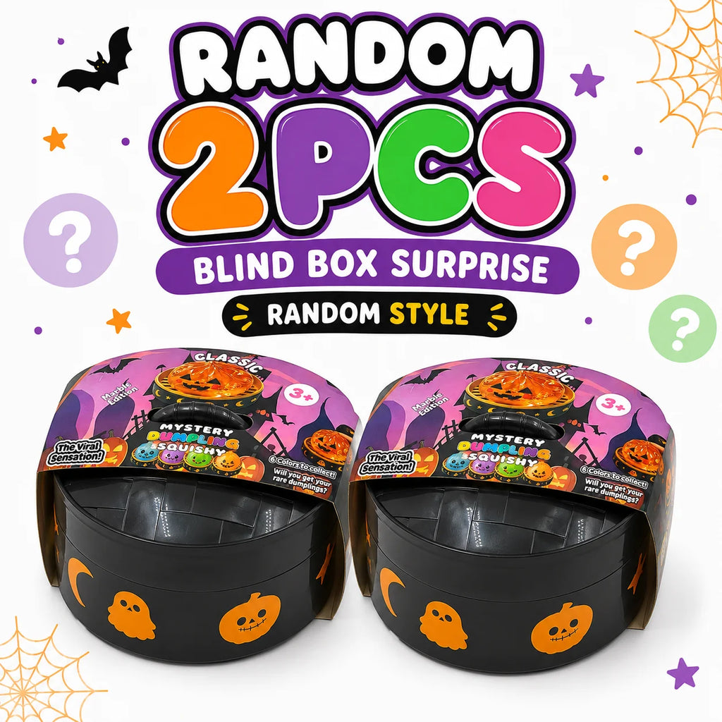 2026 Halloween Squishy Dumpling Set (1-5 Pieces Random Mystery Box)