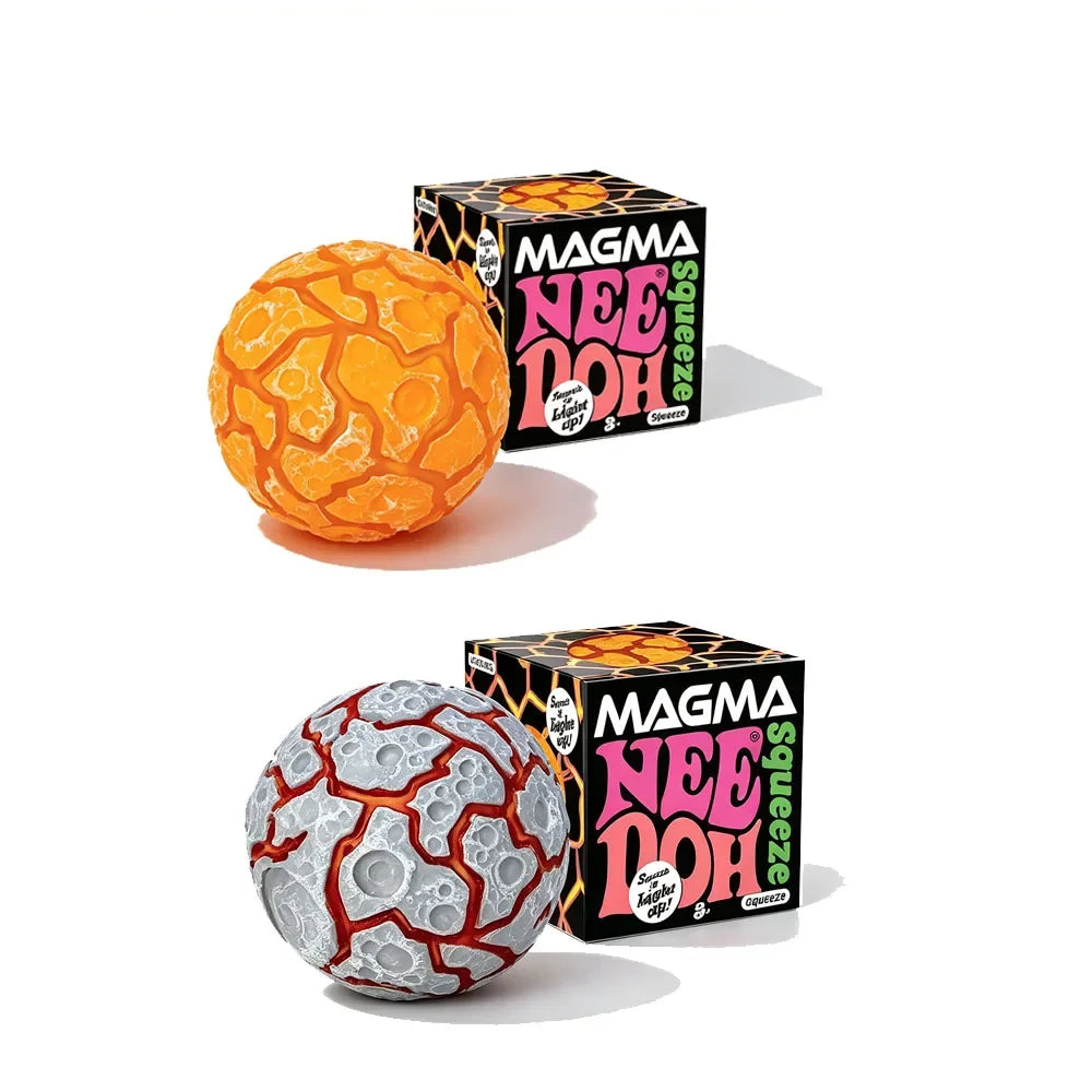Glitter Magma Crunch Ball - Sensory Squeeze Toy