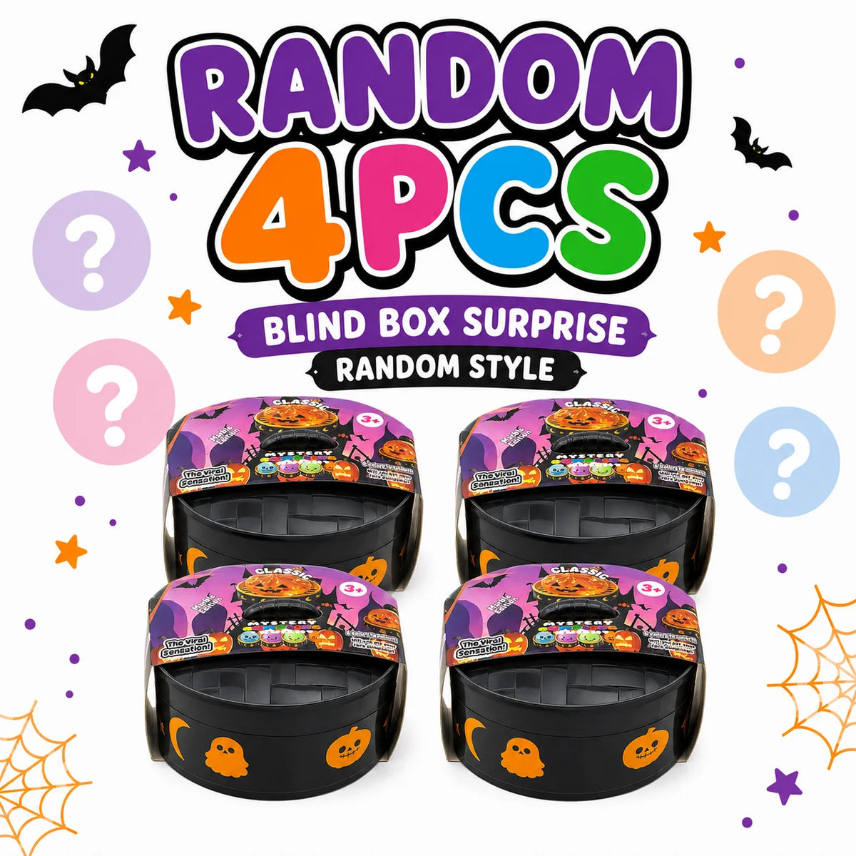 2026 Halloween Squishy Dumpling Set (1-5 Pieces Random Mystery Box)