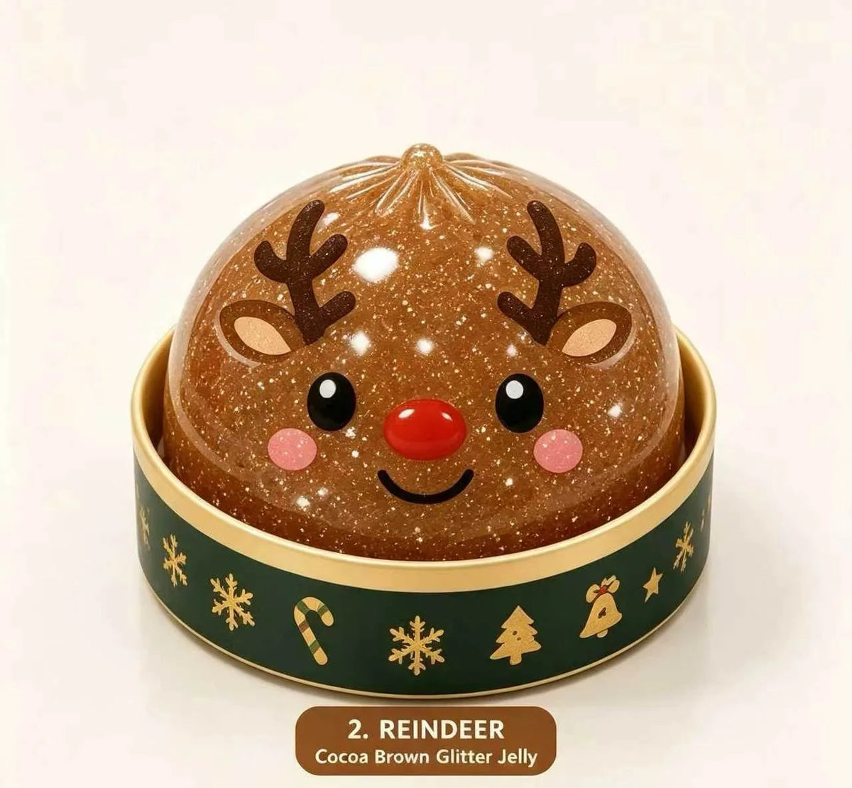 Christmas Dumpling Squishy Blind Box - Santa, Snowman & Reindeer