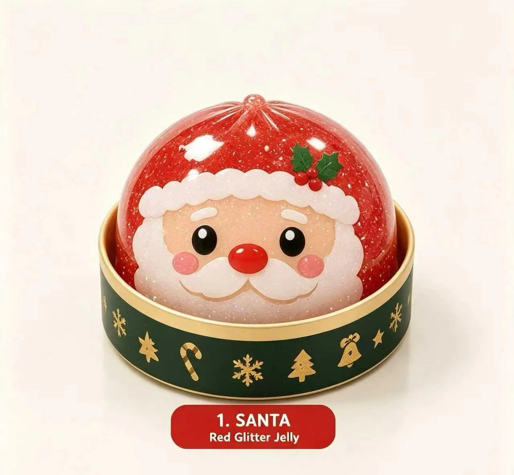 Christmas Dumpling Squishy Blind Box - Santa, Snowman & Reindeer