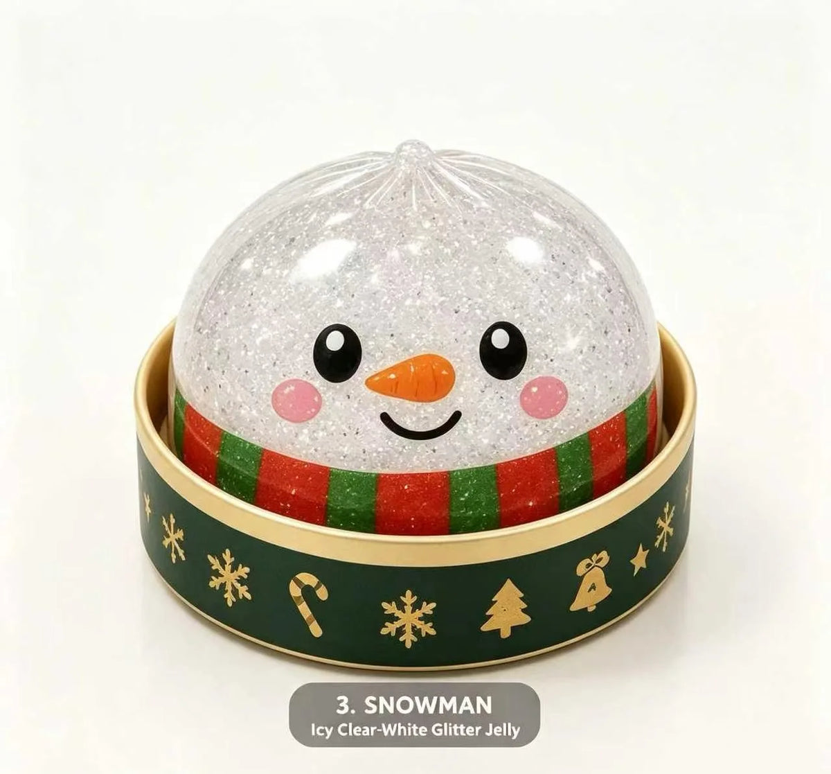 Christmas Dumpling Squishy Blind Box - Santa, Snowman & Reindeer