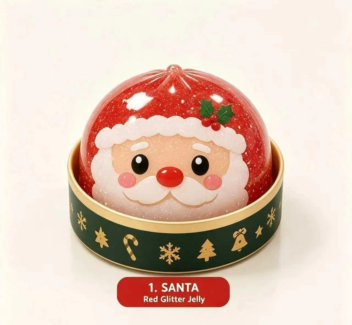 Christmas Santa & Reindeer Dumpling Squishy with Steamer