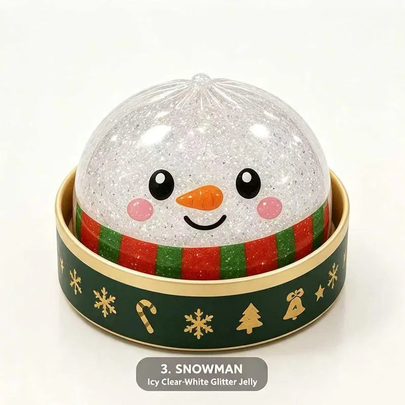 Christmas Santa & Reindeer Dumpling Squishy with Steamer